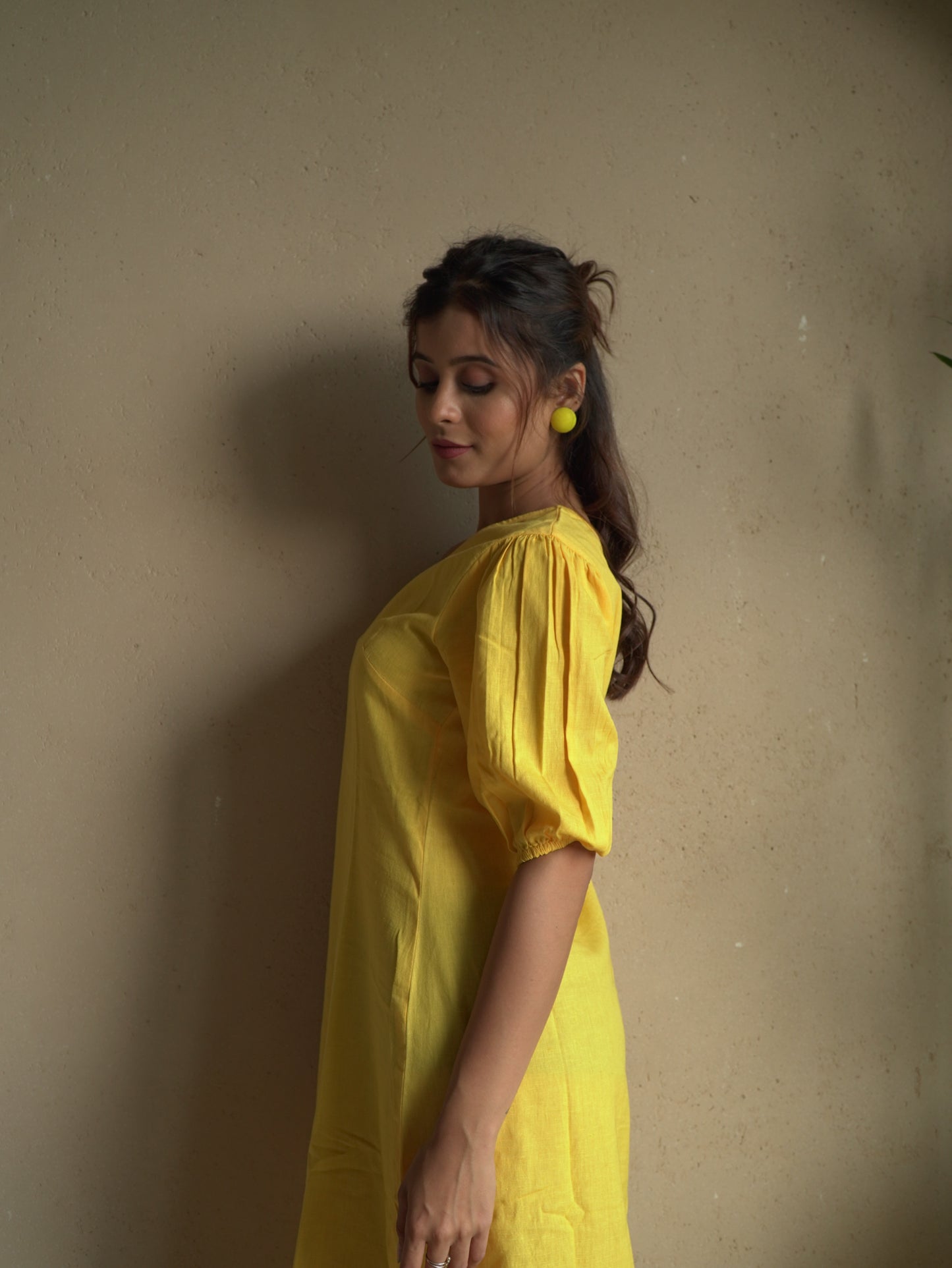 Sunbeam One-Shoulder Dress