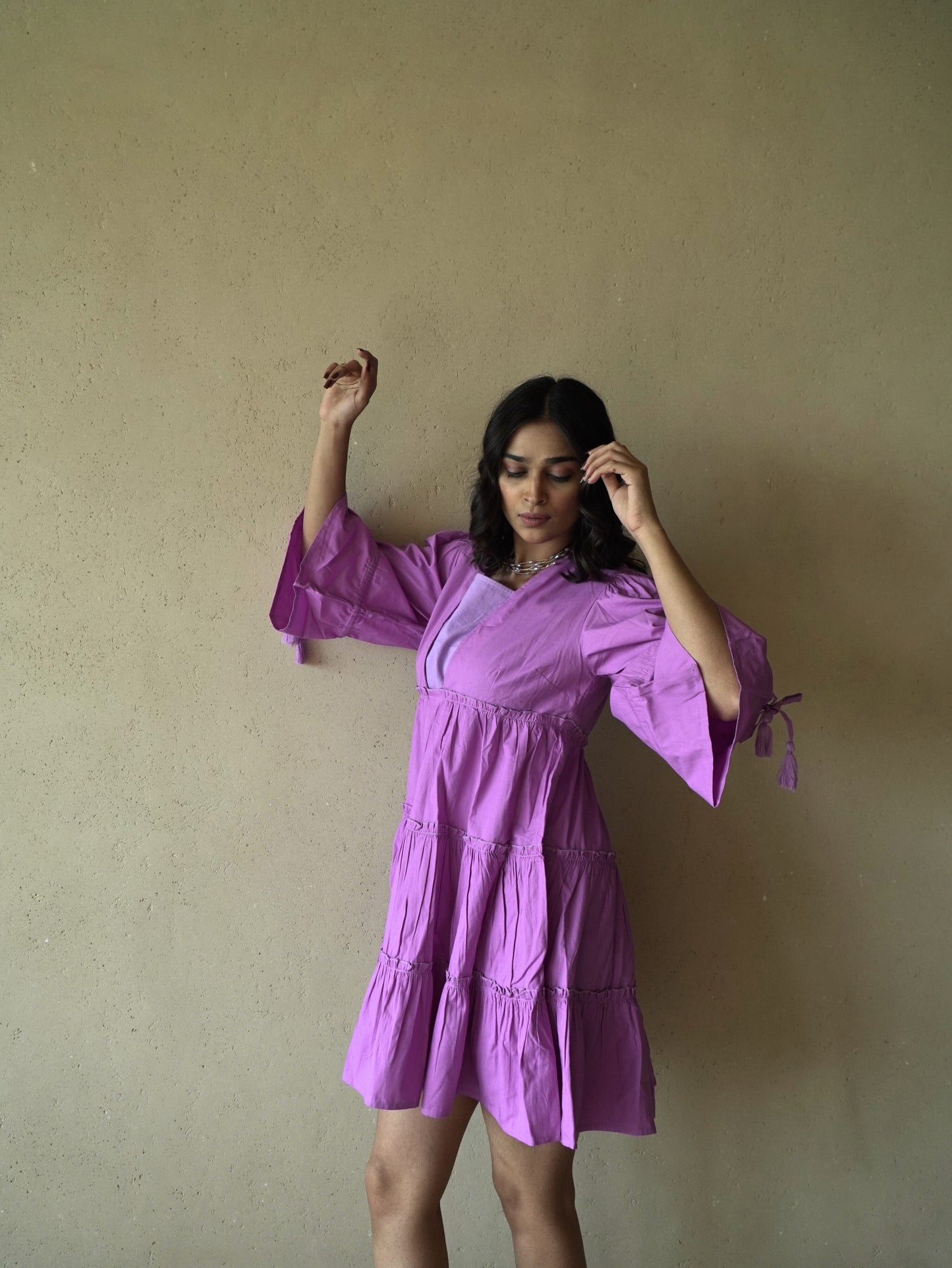 Twilight Lawander in Cotton Poplin