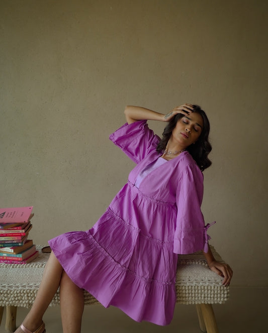 Twilight Lawander in Cotton Poplin